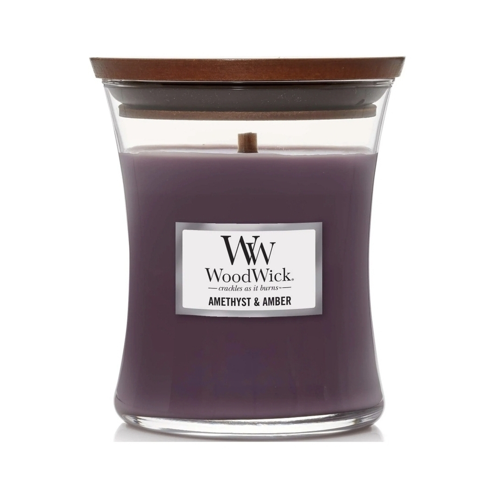 WoodWick Purple Amethyst & Amber Candle~NEW